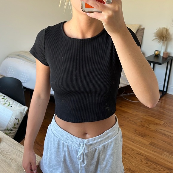 Princess Polly Tops Princess Polly Cropped Baby Tee Poshmark